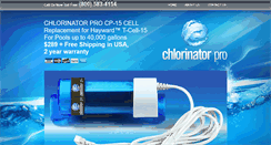 Desktop Screenshot of chlorinatorpro.com